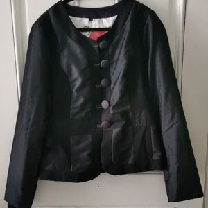 Unique St. Martins Fairytale embroidered fairy black blazer  style. Size XL 🧚